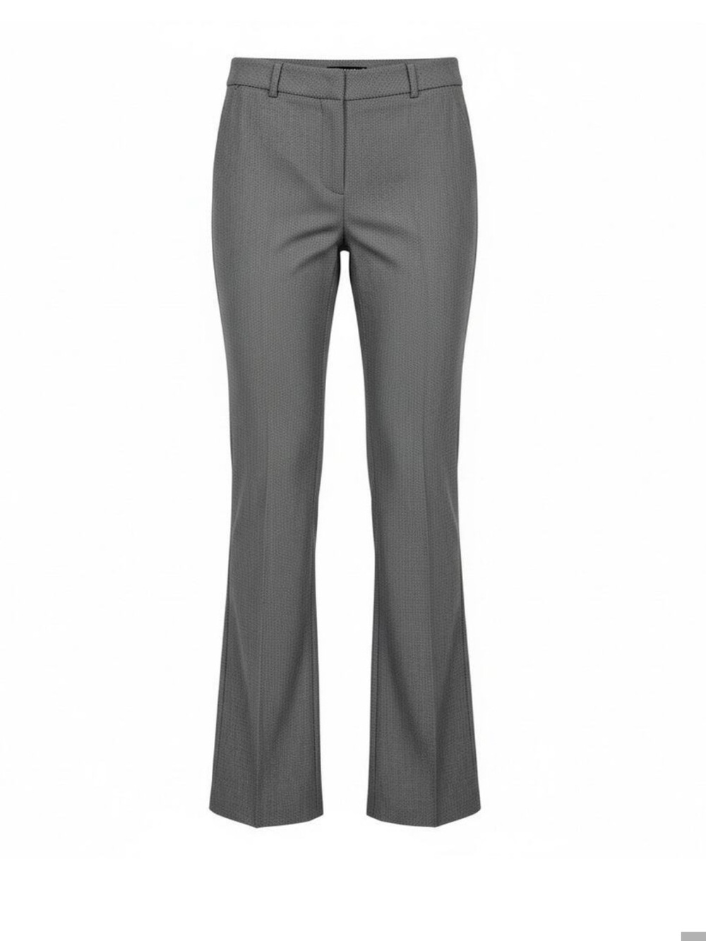 🩶 EXPRESS Columnist Editor Dress Pants Gray Micro Print Stretch Slacks 00L